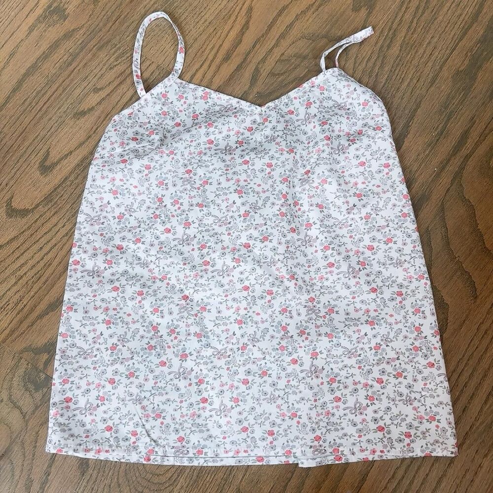 White floral cami top